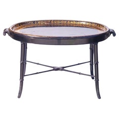 19th Century English Paper Mache Tray Table