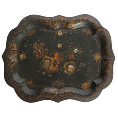19th Century English Tole Serving Tray