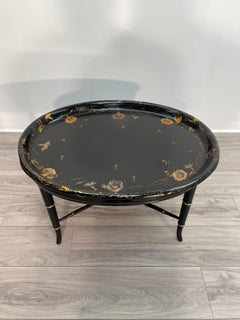19th Century English Papier-Mache Tray table