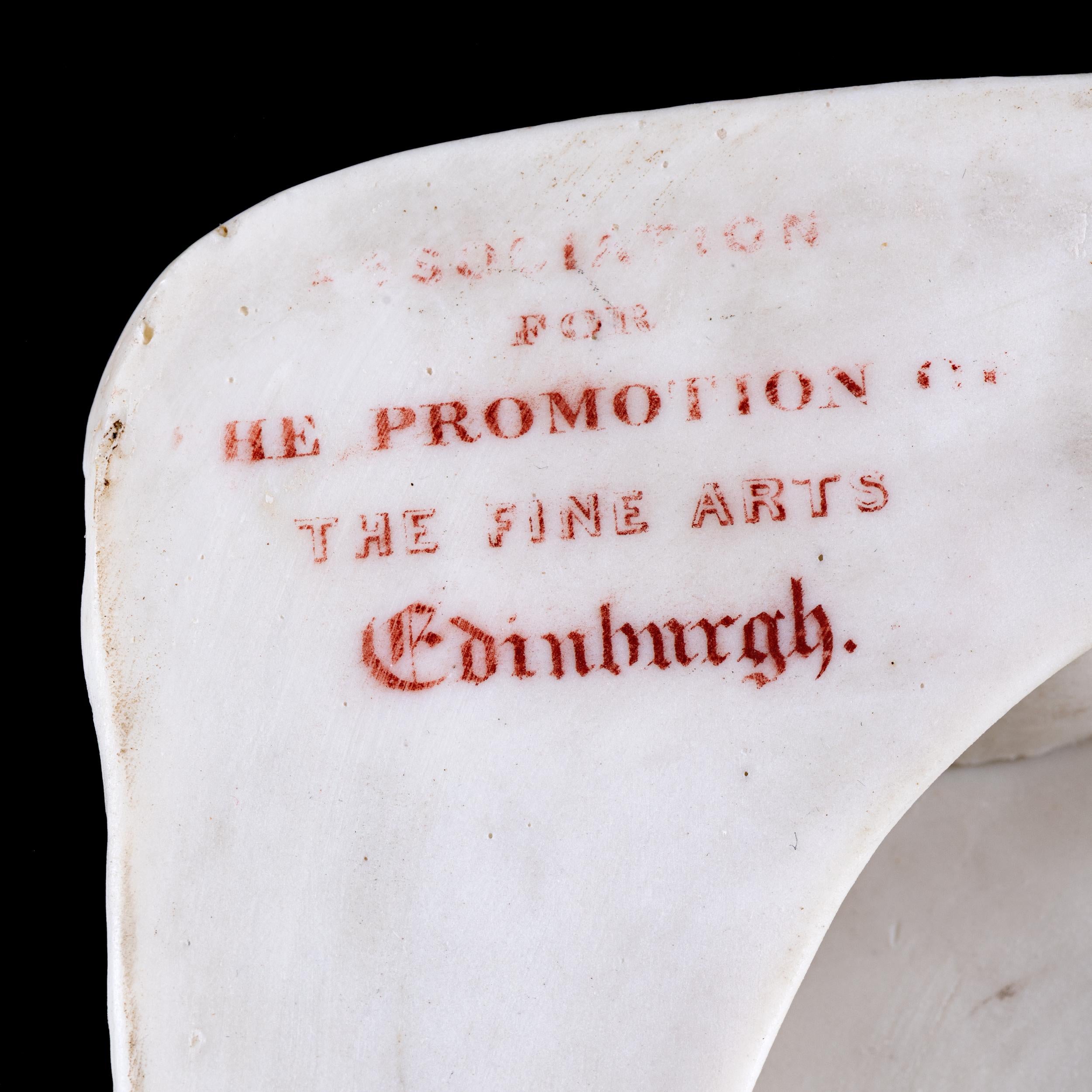19th Century English Parian Group Of Sir Walter Scott By Copeland Signed J.Steel For Sale 2