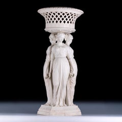 19th Century English Parian Group Of The Three Graces By Copeland