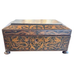 19th Century English Penwork Box