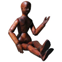 19th Century English Pine Artist’s Lay Figure/Mannequin Roberson & Co.