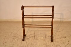 19th Century English Pine Blanket Stand