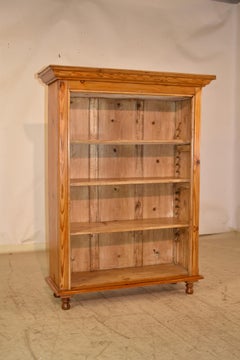 Libreria in pino inglese del XIX secolo