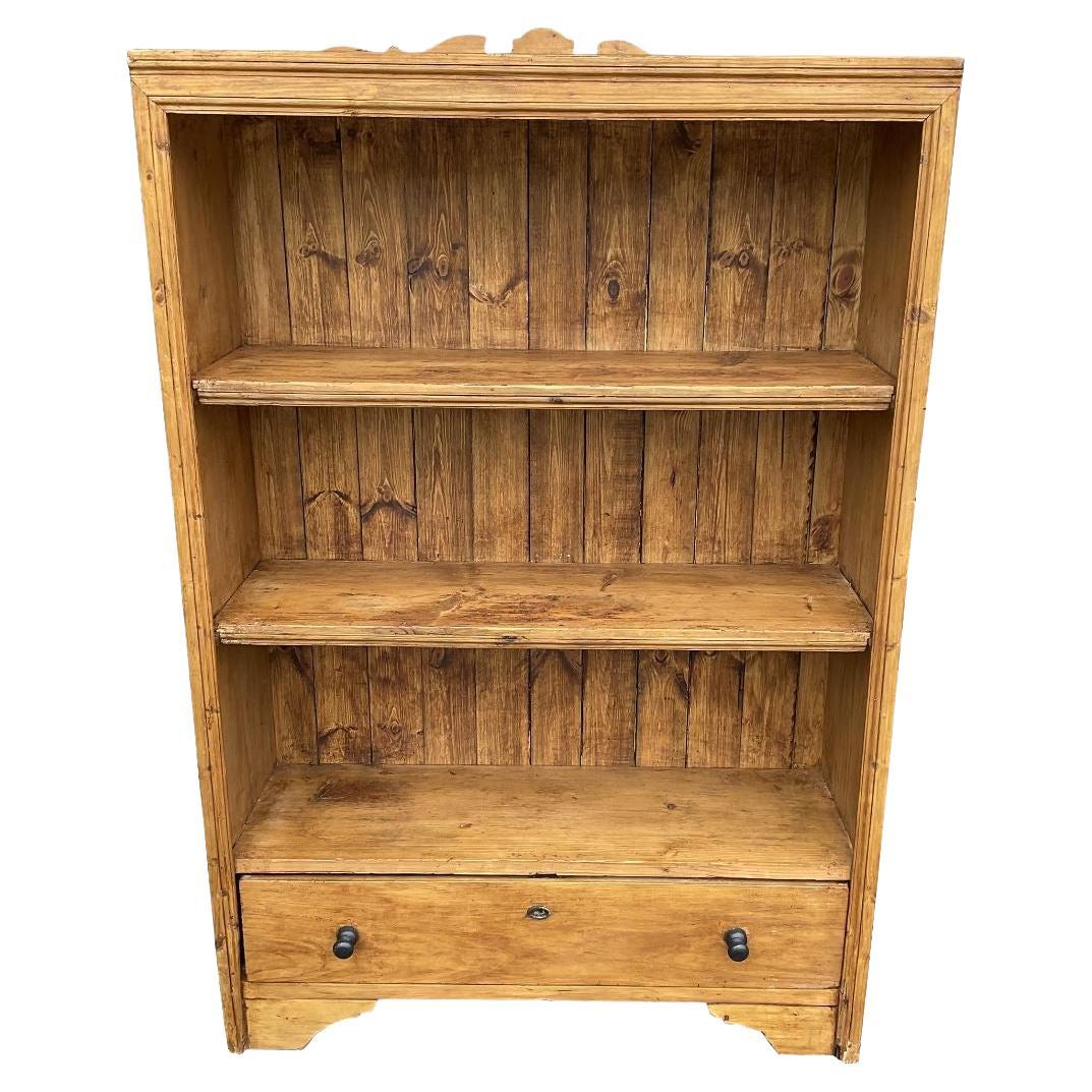 Pitch Pine Bookcase For Sale at 1stDibs