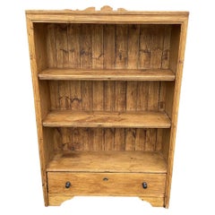Antique 19th Century English Pine Bookcase