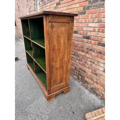 19th Century English Pine Bookcase Storage