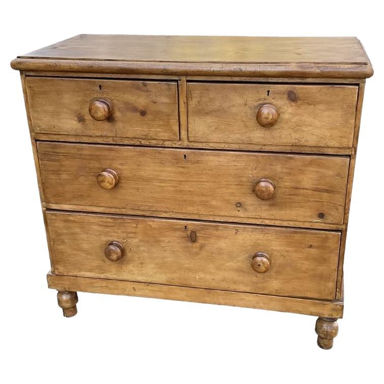 19th Century English Pine Chest 024 For Sale at 1stDibs