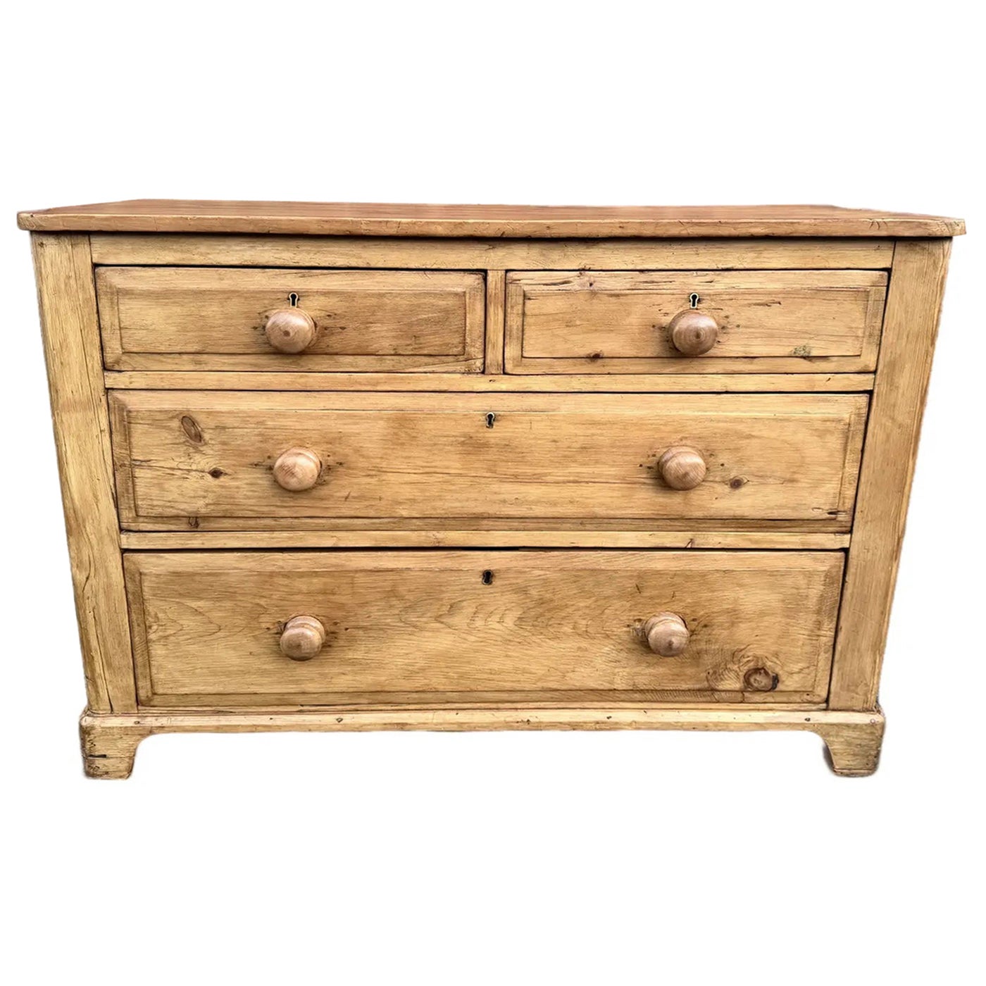 19th Century English Pine Chest Drawers