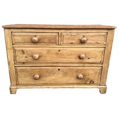 19th Century English Pine Chest Drawers