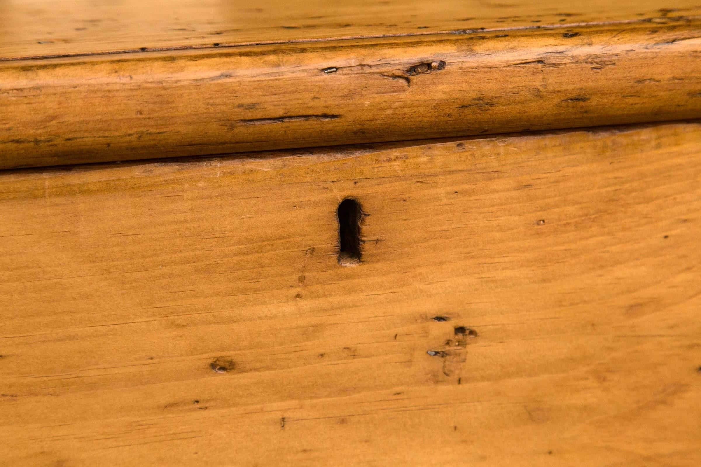 19th Century English Pine Chest 4