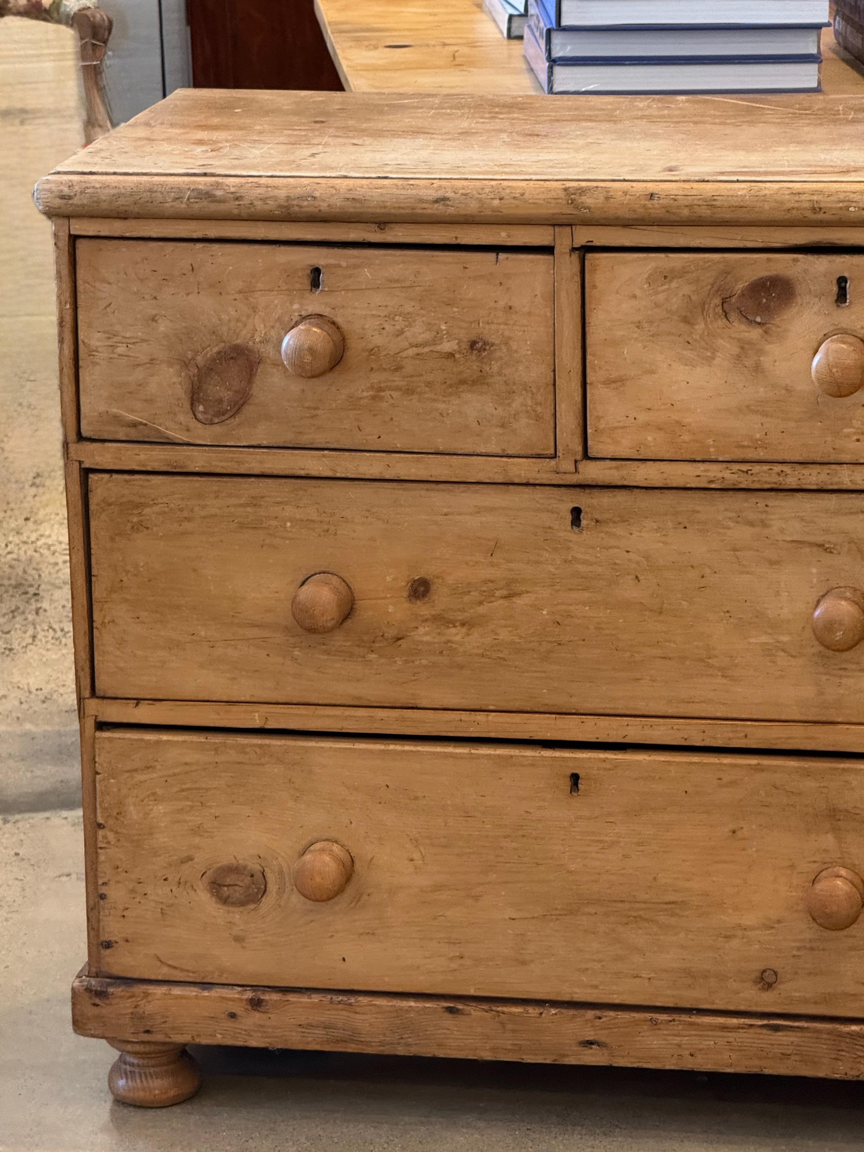 British 19th-Century English Pine Chest