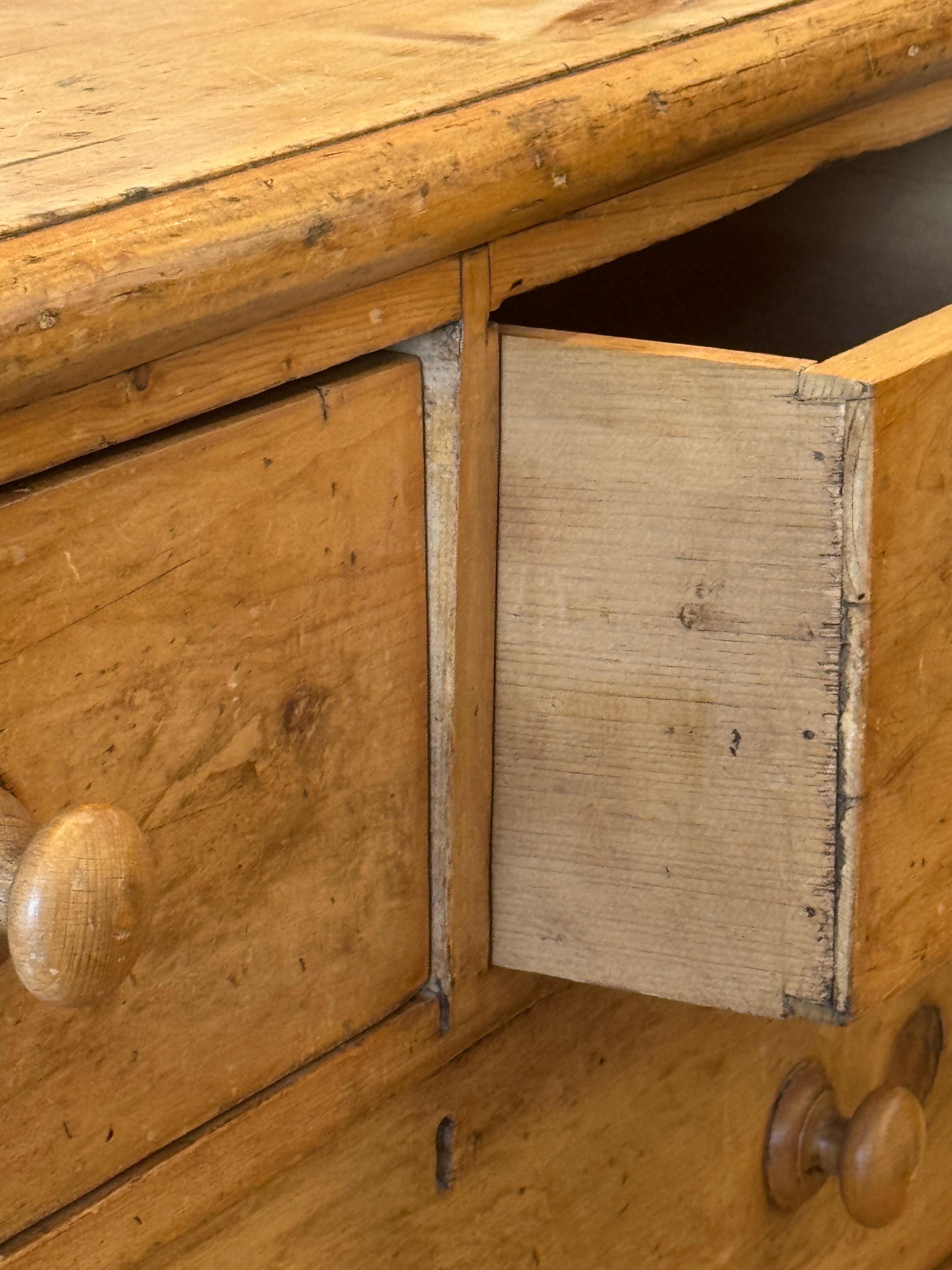 19th-Century English Pine Chest 1