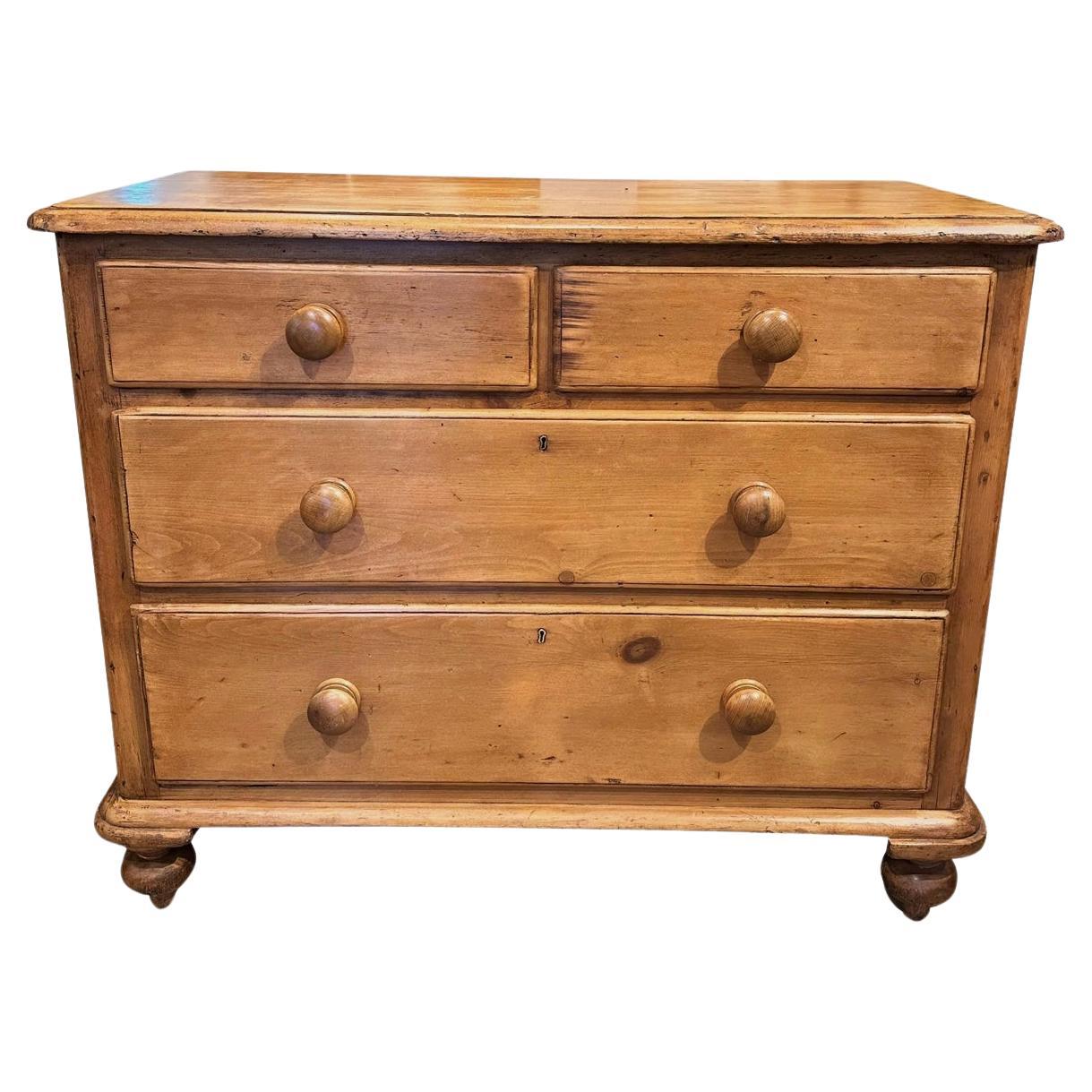 19th Century English Pine Chest