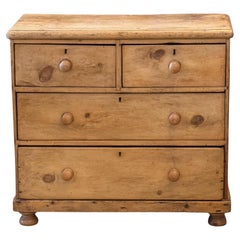 19th-Century English Pine Chest