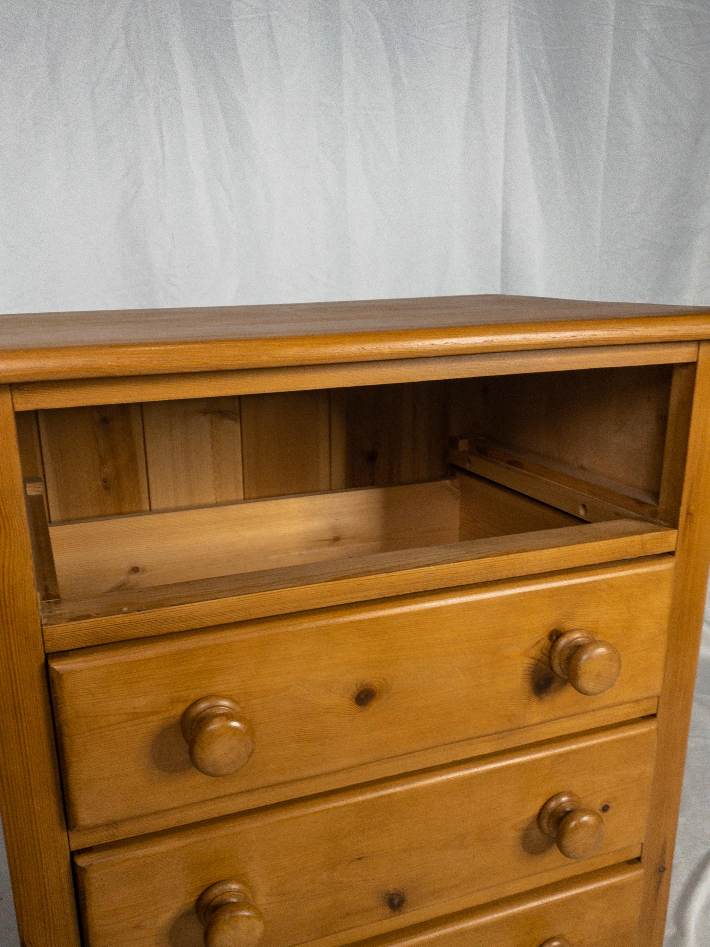 19th Century English Pine Chest of Drawers For Sale 8