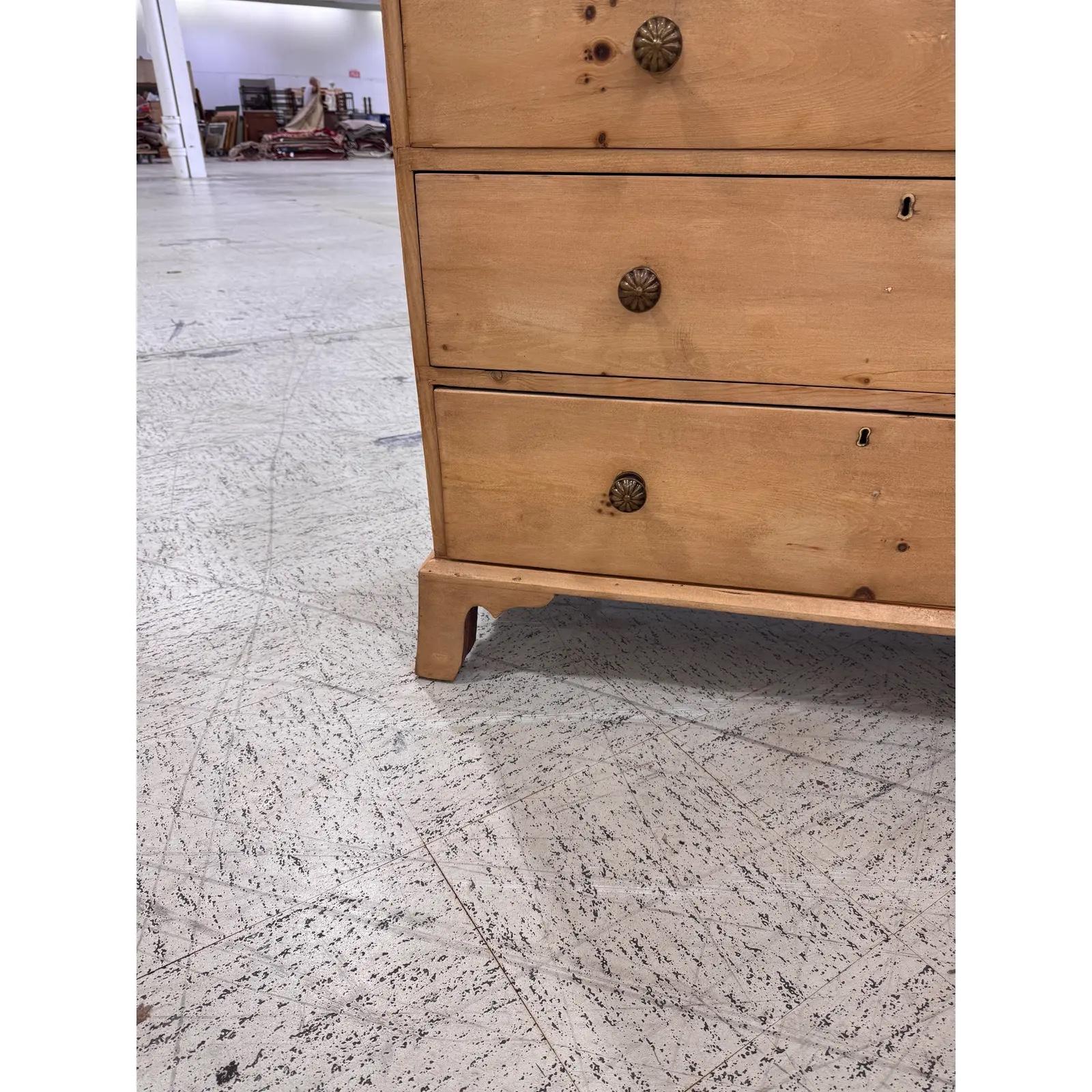 Cassettiera in pino inglese del XIX secolo in vendita 8