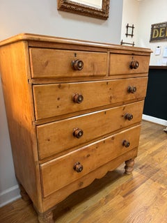 19th Century English Pine Chest of Drawers