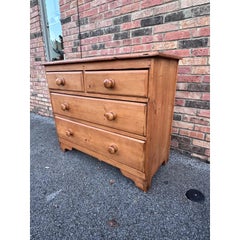 19th Century English Pine Chest of Drawers