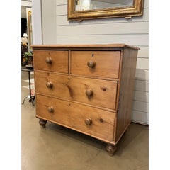 19th Century English Pine Chest of Drawers
