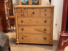 19th Century English Pine Chest of Drawers