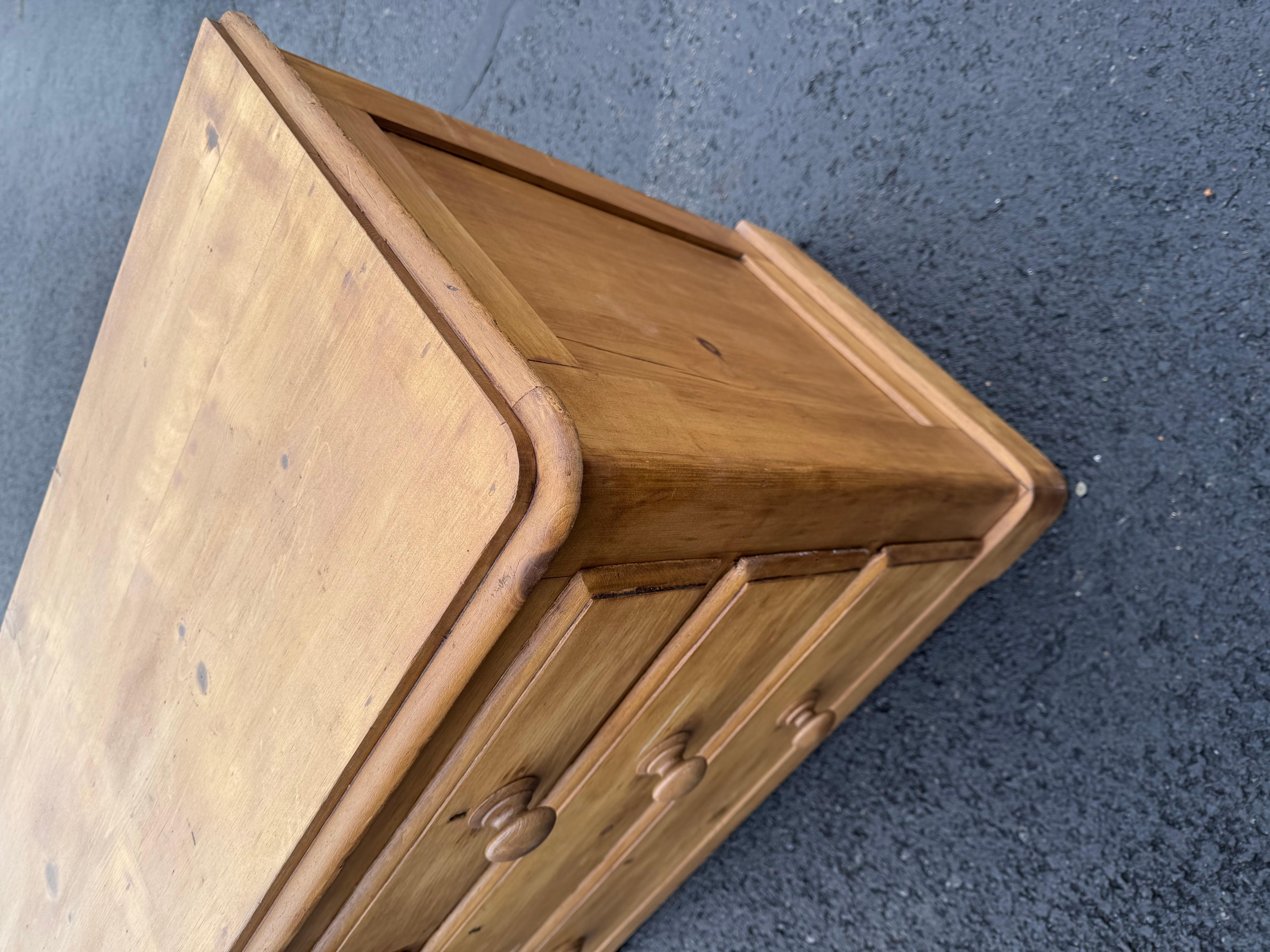 Late 19th Century 19th Century English Pine Chest of Drawers