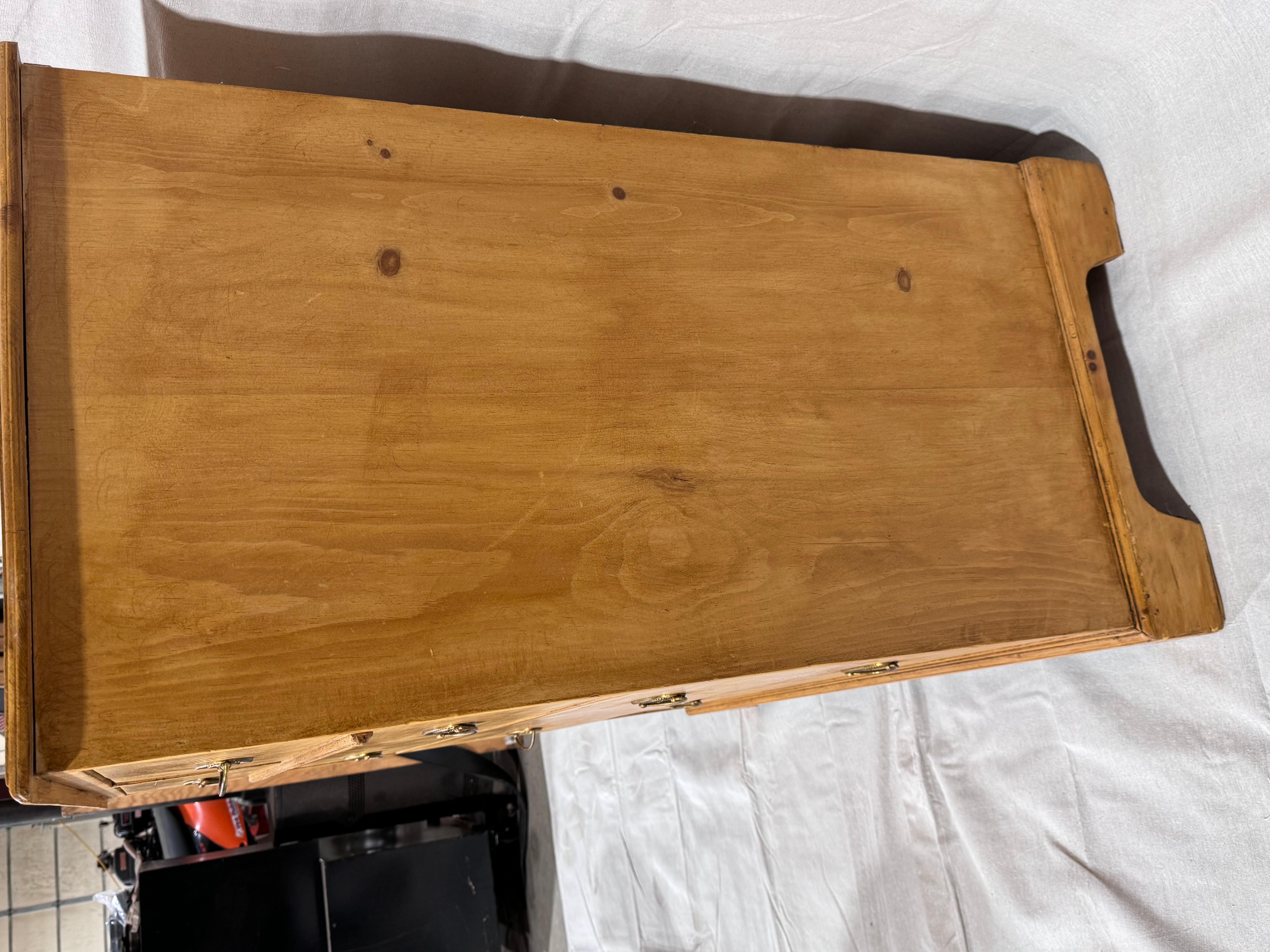 19th Century English Pine Chest of Drawers 2