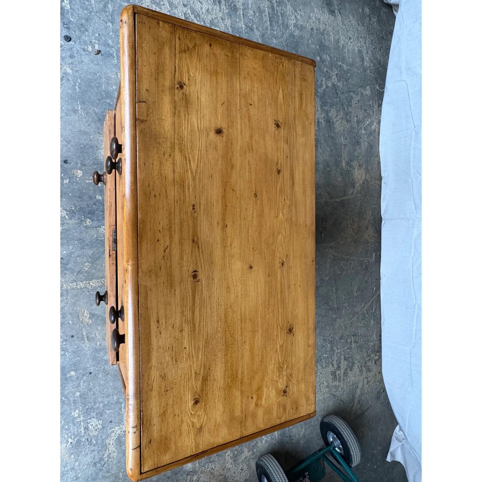 19th Century English Pine Chest of Drawers For Sale 2