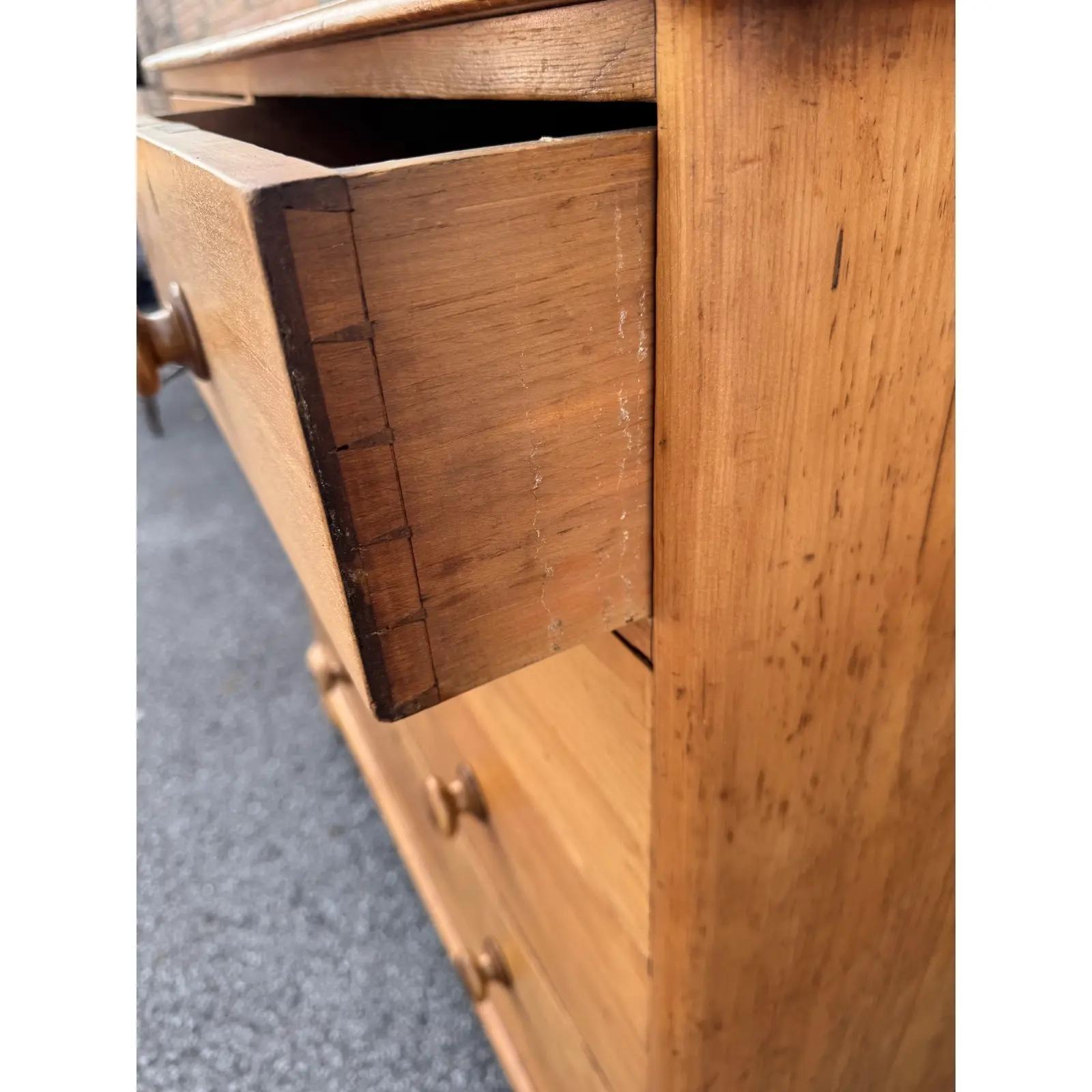 19th Century English Pine Chest of Drawers For Sale 2