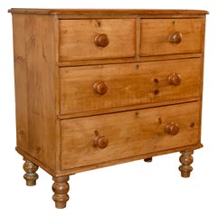 19th Century English Pine Chest of Drawers