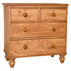 19th Century English Pine Chest of Drawers