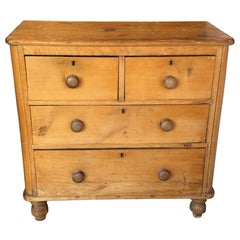 19th Century English Pine Chest of Drawers