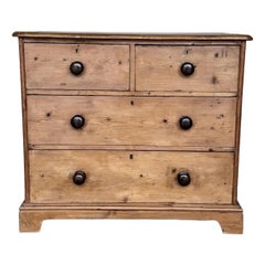 19th Century English Pine Chest of Drawers