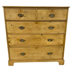 19th Century English Pine Chest of Drawers