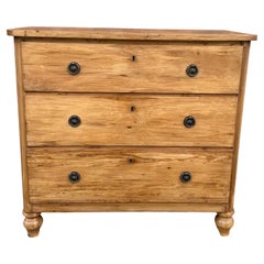 19th Century English Pine Chest of Drawers
