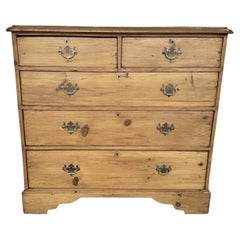 19th Century English Pine Chest of Drawers