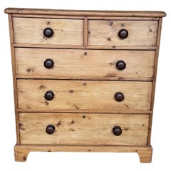 19th Century English Pine Chest of Drawers