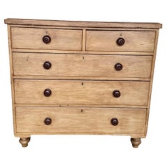 19th Century English Pine Chest of Drawers