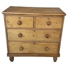 19th Century English Pine Chest of Drawers