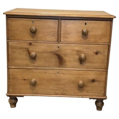 19th Century English Pine Chest of Drawers