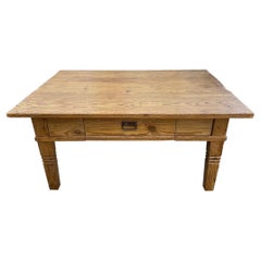 19th Century English Pine Coffee Table