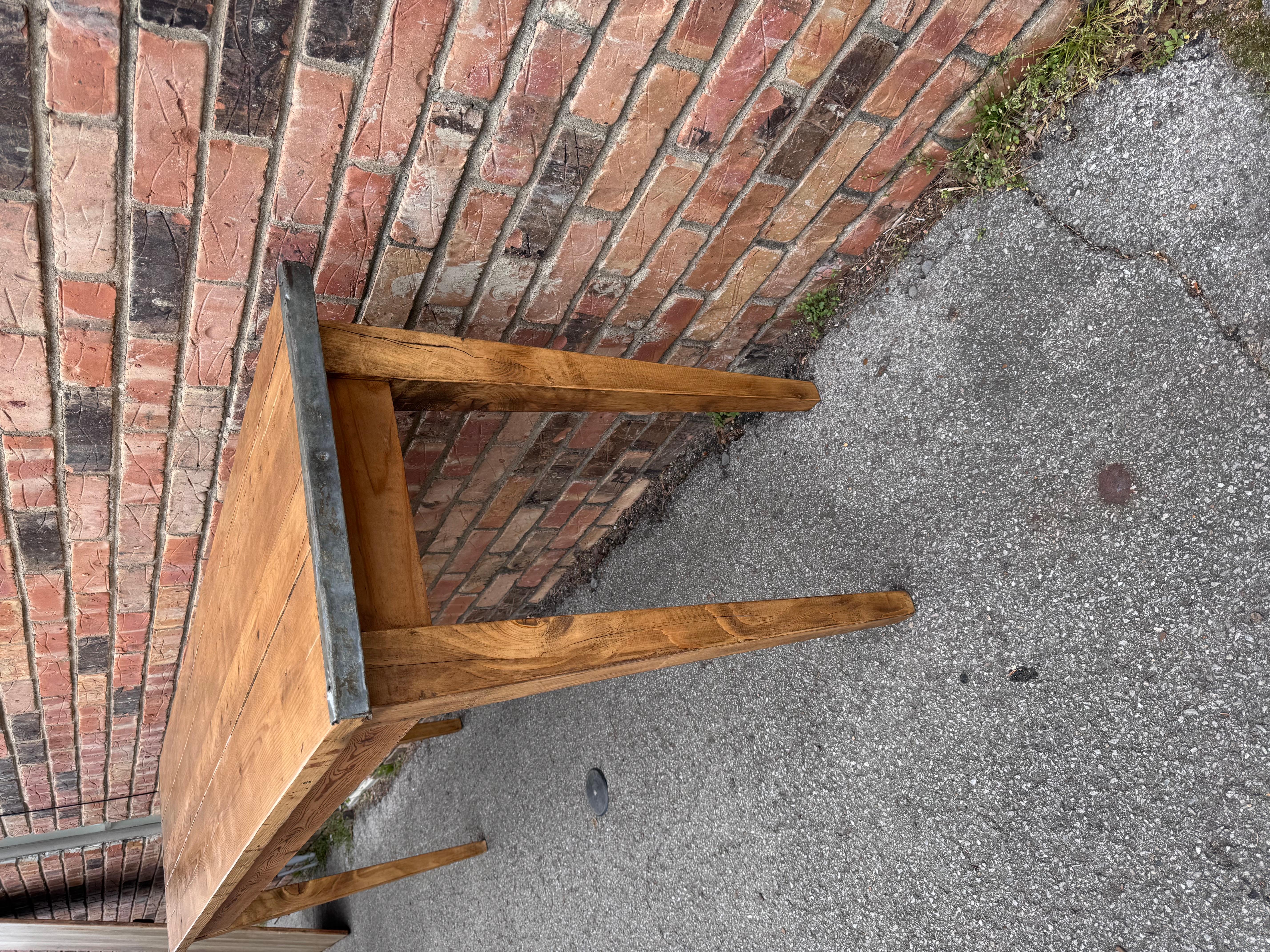 Early 20th Century 19th Century English Pine Console For Sale
