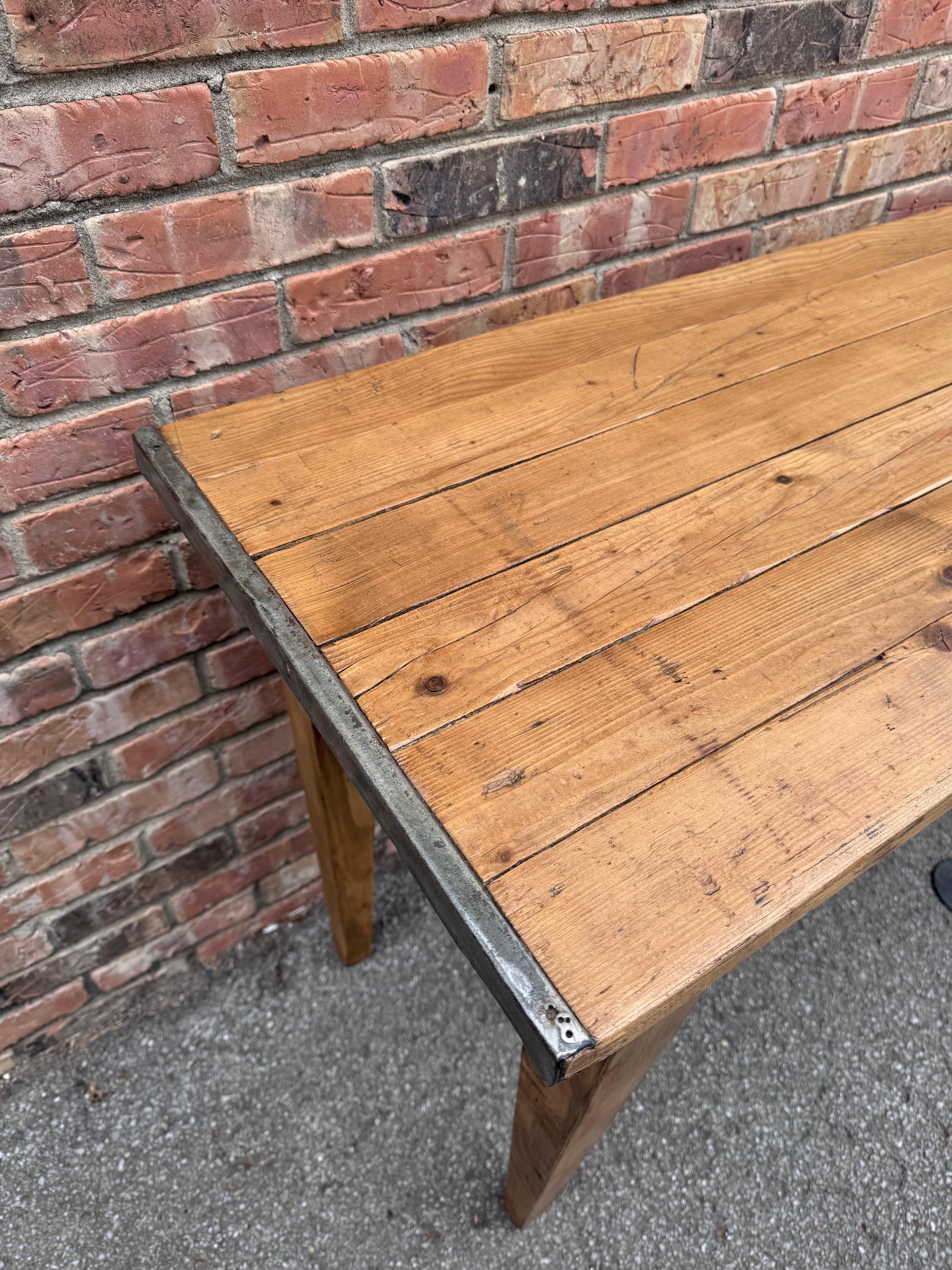 19th Century English Pine Console For Sale 2