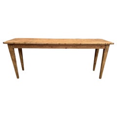 19th Century English Pine Console