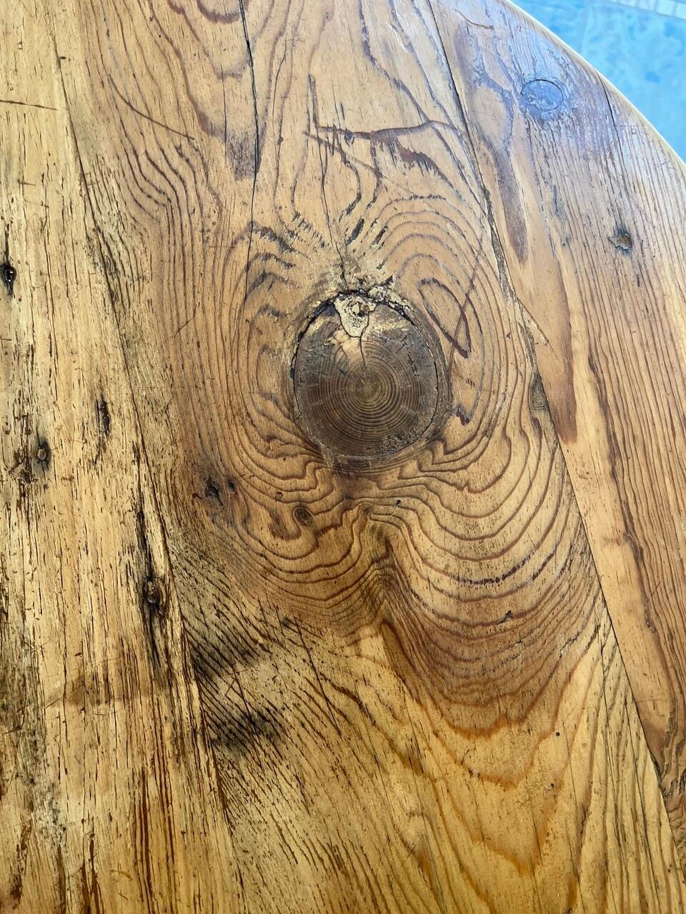 Rustic 19th Century English Pine Cricket Table