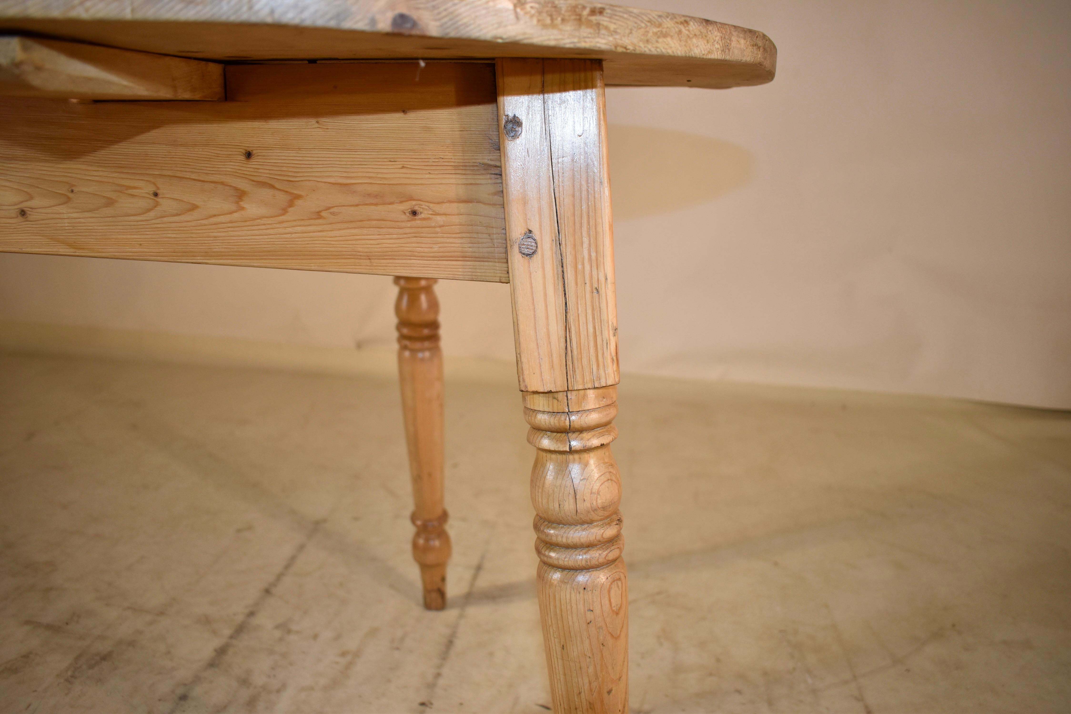 19th Century English Pine Cricket Table For Sale 3