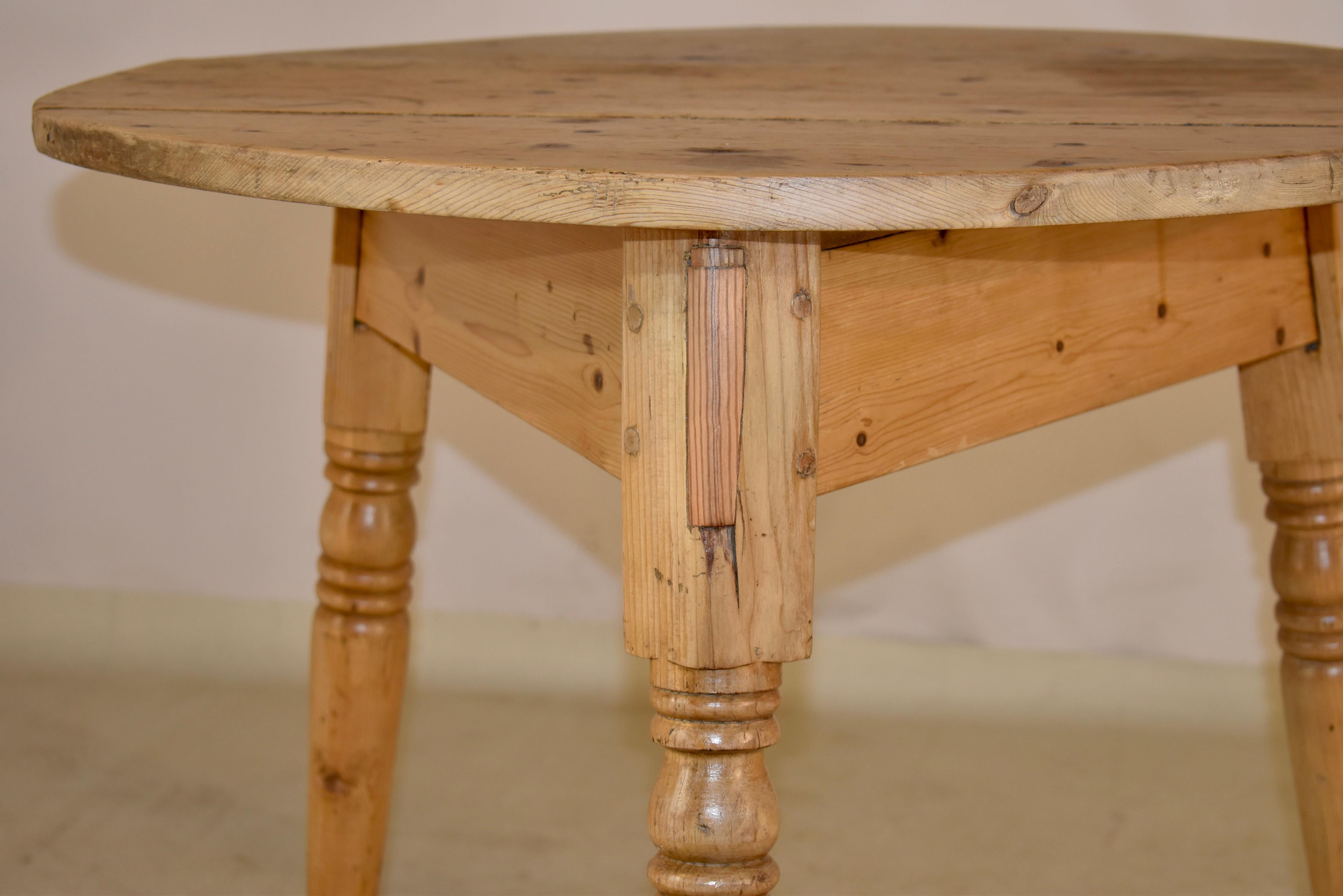 19th Century English Pine Cricket Table For Sale 5