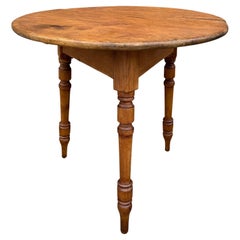 19th Century English Pine Cricket Table