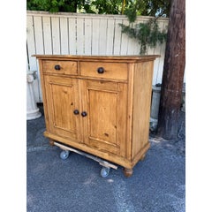 19th Century English Pine Cupboard